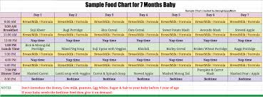 8 Month Baby Food Chart In Bengali Www Bedowntowndaytona Com