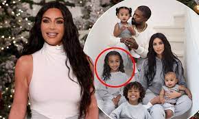 The kardashian christmas card tradition has been going on since before they became household names. Kim Kardashian Photoshopped North Into Christmas Card Daily Mail Online