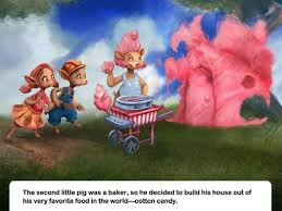 He just wants a safe place. The Three Little Pigs