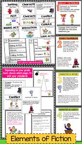 Elements Of Fiction Plot Diagram Student Notebooks Slp Materials