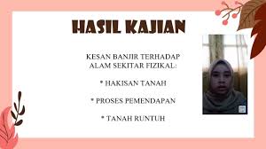 Di antara kesan utama yang menimpa manusia pemanasan global menyebabkan keadaan bumi menjadi panas, ekosistem terganggu, banjir berlaku secara kerap dan juga berlakunya kejadian alam. Soc4302 Kesan Banjir Terhadap Alam Sekitar Fizikal Di Malaysia Kumpulan 2 Youtube