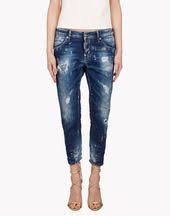 Cool Girl Cropped Jeans 5 Pockets Women Dsquared2 Official Online Store Denim Women Cropped Jeans Women Jeans