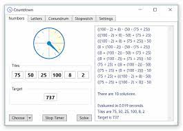 Check spelling or type a new query. Countdown Number Puzzle Solver Codeproject
