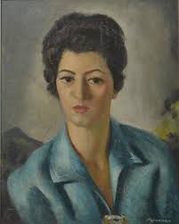 EDWARD HEFFERNAN, PORTRAIT, OIL ON BOARD, 49.5 X 37 CM