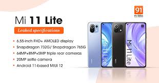 Mi 11 lite एक स्लिम और अधिकतर स्मार्टफोन्स से हल्का है. Mi 11 Lite 4g 5g Price Specifications Renders Leak Out Ahead Of Launch