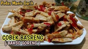 Resep dan cara mudah membuat sajian basreng sambal goang ala bi nyai yang cocok disajikan bagi penyuka pedas. Resep Basreng Bumbu Cobek Pedas Manis Gurih Youtube