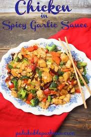How do you make chinese chicken with garlic sauce? Chicken In Spicy Garlic Sauce Garlic Sauce For Chicken Garlic Chicken Stir Fry Chicken Stir Fry Sauce
