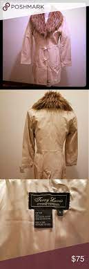Terry Lewis Classic Luxuries Leather Coat Genuine Leather Coat With Faux Fur Detachable Collar Coat Has Front Snaps Leather Coat Luxury Jacket Clothes Design