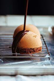 Dark Chocolate And Espresso Demi Spheres Fancy Desserts Desserts Cupcake Cakes