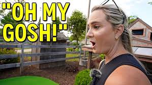 Elisha Can't Believe She Saw This While Playing Mini Golf!