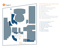 Map Of Place Des Arts Place Des Arts