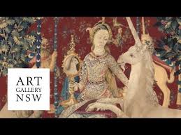 The lady is looking at the unicorn, and the unicorn is looking at himself in the mirror. Unravel The Mystery Of The Lady And The Unicorn Youtube
