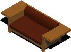 Both vray and standard materials max 9.0 versions included. Wooden Sofa 3d Dwg Model For Autocad Designs Cad