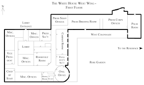 The west wing contains the oval office of the president of the united states, the cabinet room and the situation room and the offices of the presidential staff. File White House West Wing 1st Floor Png Wikipedia