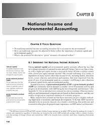 Pdf National Income And Environmental Accounting