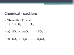 Production Of Sulfuric Acid Ppt Video Online Download