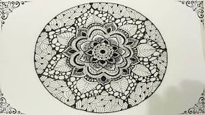 Mandala تعليم رسم للمبتدئين Hd Mandala Art Mandala Drawing Easy Mandala Drawing