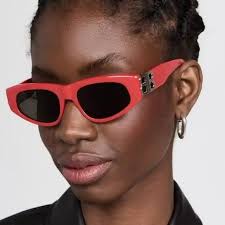 Vintage Frame Company The Creatchman by Corey Shapiro Red Flat Top  Sunglasses