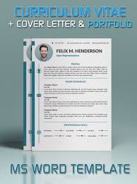 Resume Template Cover Letter Portfolio Modern Template Etsy Portfolio Template Word Cover Letter Template Creative Cv Template