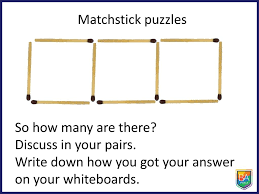 If you're looking for free jigsaw puzzles to play, look no further than these five websites. Matchstick Puzzles If I Was To Carry This Pattern On So That There Were 100 Squares In A Row How Many Matchsticks Would I Need Ppt Download