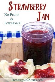 Homemade fruit jam recipes make tasty toppers for toast, muffins, and more. Easy Strawberry Jam Recipe Without Pectin And Low Sugar Homestead Acres