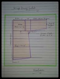 Sempurna atau tidaknya baju buatan anda bergantung dari sebagus dan sedetail apa pola baju yang anda buat. Tajuk Pola Baju Kurung Kedah Credit Belajar Menjahit Facebook