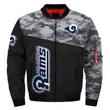 Los Angeles Rams Bomber Jacket Winter Coat Gift For Men 89 Sport Shop Bomber Jacket Winter Bomber Jacket Sports Wear Women