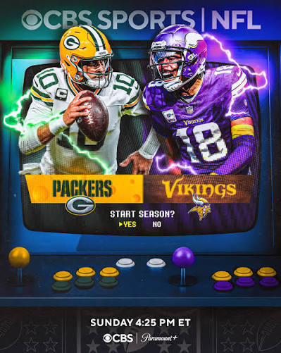  Week 1 loading… Packers vs Vikings Sunday, 4:25pm ET on CBS and  @paramountplus