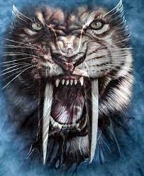 Reaper S Tune Meets Sabertooth Tiger Sabertooth Tiger Big Cats Art Sabertooth