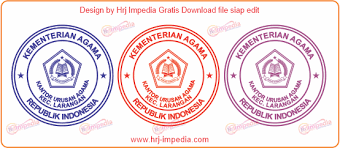Stempel Kementerian Agama Contoh Stempel Kementerian Agama Contoh Stempel Siap Edit Cdr Di 2021 Toko Bunga Agama Template