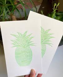Casey Cal Case On Instagram Printing More Patterned Pineapples In Some Fun Colors I Love How This Green Ink Turned Out Fun Colors Prints Some Fun