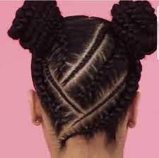 Curly Girls Space Buns Braids Facebook Space buns are a great look for accentuating your thick hair. curly girls space buns braids