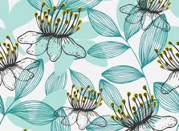 Check spelling or type a new query. Aesthetic Floral Illustration With Mint Color Line Leaves By Teyterey Seamless Repeat Vector Royalty Free Stock Pattern Patternbank