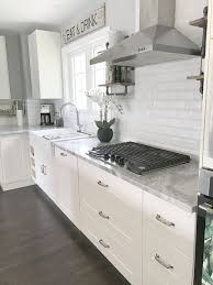 Ikea Kitchen White Grimslov The White Tiles Kitchen Layout Diy Kitchen Renovation Kitchen Renovation