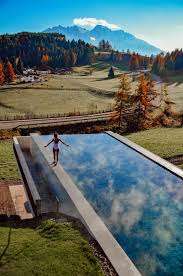 Dolomiti Italia Luxury Hote Pfoesl Nova Ponente Cristina Surdu Mountains Nature Pool Hotel Hotel