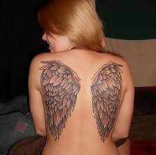 Many individuals that obtain angel wing tattoos translate them as favorable indicators of the wearer's faiths. Angel Wing Tattoos Designs Ideas And Meaning Tattoos For You