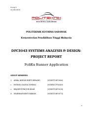 Politeknik negeri sriwijaya sarawak oppo kuching service center kuching politeknik negeri bali universiti malaysia sarawak sarawak layer cake. Poliku Runner Project Proposal Doc Group 6 Politeknik Kuching Sarawak Kementerian Pendidikan Tinggi Malaysia Dfc3043 Systems Analysis Design Project Course Hero