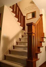I've had a look on richard burbidge site and would like to attempt to do the job myself. Prairie Style Ranch Remodel Staircase And Railing Detail Craftsman Staircase Columbus By Richard Taylor Architects Houzz