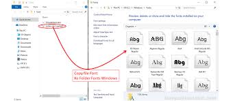 Postscript fonts are font files encoded in outline font specifications developed by adobe systems for professional digital typesetting.this system uses postscript file format to encode font information. Cara Menginstal Font Di Windows 10 Kumpulan Catatan