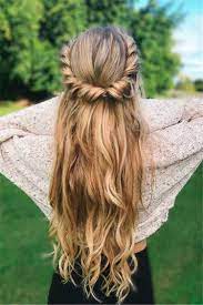 50 Half Up Half Down Wedding Hairstyles You Have To Keep For Your Big Day Page 15 Of 52 Women Fa Easy Hairstyles Hair Styles Easy Hairstyles For Long Hair
