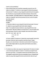 Maybe you would like to learn more about one of these? Contoh Soal Dan Pembahasan Prinsip Inklusi Eksklusi