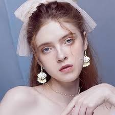 Amazon.com: Bohemian Dainty Sliver Crystal Cloud Lightweight Dangle Drop  Earrings Sparkly Raindrop Teardrop Dangling Flower Hook Earrings For Women  Jewelry Gifts (White): Clothing, Shoes & Jewelry