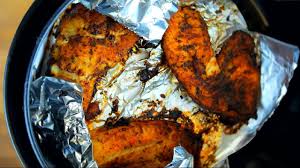 Air Fryer Tilapia With Lemon Garlic Aioli Laid On Foil In Air Fryer Tons Of Flavor Coo Air Fryer Recipes Healthy Air Fryer Fish Recipes Air Frier Recipes