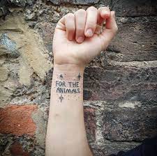🐰your daily vegan tattoo inspiration. Vegan Tattoos