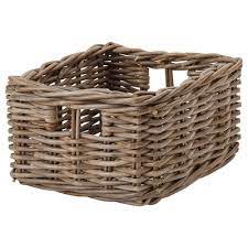Juvale 2 pack woven wicker baskets with lids and removable liner, white (2 sizes) juvale new at. Buy Baskets Online Ikea
