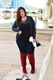 40 Perfect Work Outfits For Plus Size Women Wide Calf Boots Casual Winter Outfits Plus Size Winter