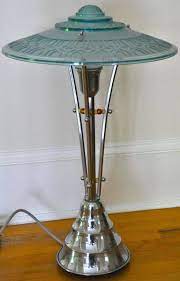 Age Of Diesel 1930s Art Deco Machine Age Table Lamp Art Deco Lighting Art Deco Lamps Art Deco Furniture