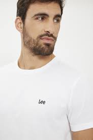 Lot de 2 t-shirts blanc et noir pour homme Lee