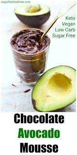 Chocolate Avocado Mousse Is Not Only A Super Easy Dessert That Comes Together In Minutes It S Avocado Recipes Dessert Avocado Dessert Low Carb Recipes Dessert