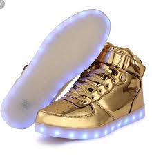 Nike force zoom trout 7 turf. Toddler Gold Metallic Led High Tops